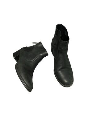 Ugg Bandara Leather Ankle Boot Stye 1098310 Black Sz 7